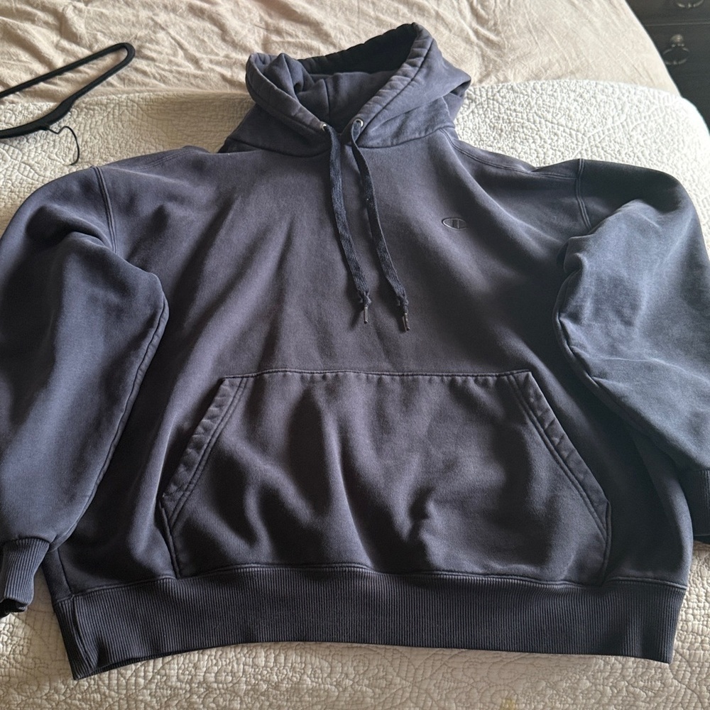 Vintage Champion Navy  Hoodie size XL